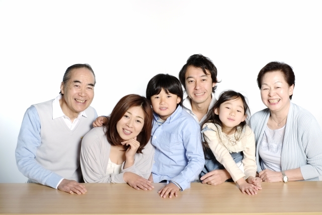 家族が集合