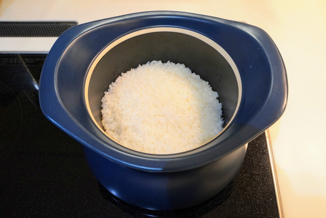 ベストポットでお米を炊く